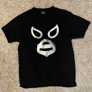 El Hijo Del Santo Lucha Libre Luchador Mexican Wrestling Mask 2-sided T-Shirt M